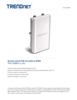 Access point PoE da esterno N300 TEW-739ABPO (v1
