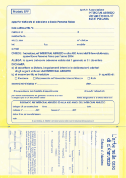 INTERCRAL ABRUZZO via Ugo Foscolo,47 65121 PESCARA