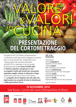 18 NOVEMBRE 2014 Sala Buozzi, Camera del