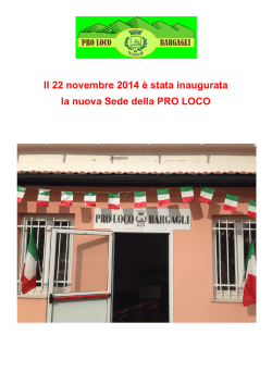 Il 22 novembre 2014 &egrave; stata inaugurata la nuova