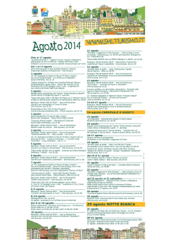 Scarica il cartellone completo con gli eventi in