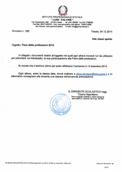 Fiera delle Professioni 2015
