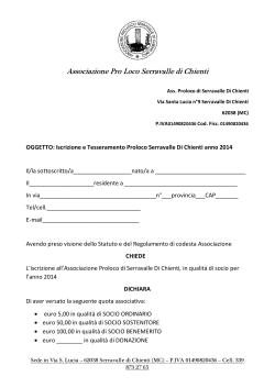 Associazione Pro Loco Serravalle di Chienti