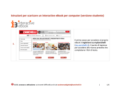 Istruzioni per studenti