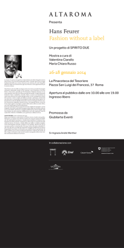 Scarica catalogo - Complesso Monumentale Santo Spirito In Sassia