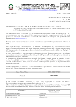 ISTITUTO COMPRENSIVO FORIO