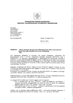 Lettera di invito allontanamento acque GENERALE