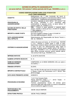 AVVISO APPALTO AGGIUDICATO_SERRAMENTI