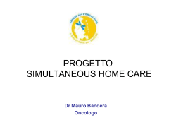 Scarica il pdf "PROGETTO SIMULTANEOUS HOME CARE"