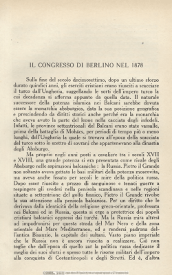 Il congresso di Berlino nel 1878