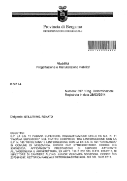 I IIIIIII li I I II III I - Delibere di giunta e consiglio