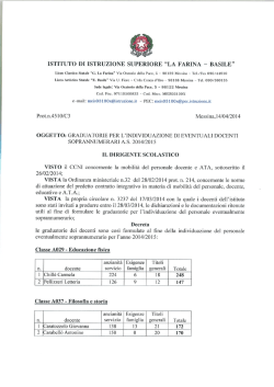 ISTITUTO DI ISTRUZIONE SUPERIORE &ldquo;LA FARINA