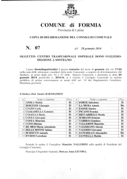 COMUNE di FORMIA