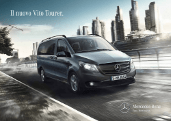 Il nuovo Vito Tourer. - Mercedes