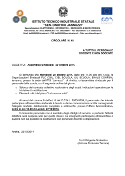 ISTITUTO TECNICO &ldquo;SEN ISTITUTO TECNICO
