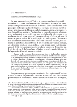 Gli arcivescovi. colombano chiaveroti (1818-1831