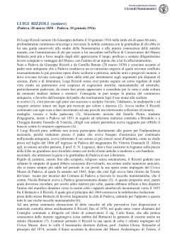 Rizzoli Luigi, senior - Società Numismatica Italiana