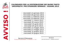 calendario unistrasi 1 sem 2015 _1_ - Università per Stranieri di Siena