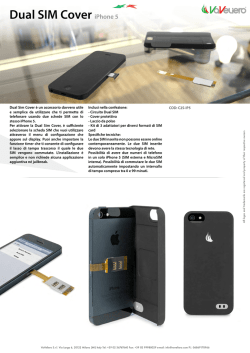 Dual SIM Cover iPhone 5