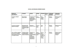 Documentazione scuola sec I grado