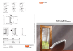 Easy 3D-S della SFS intec cerniera per infissi e porte di