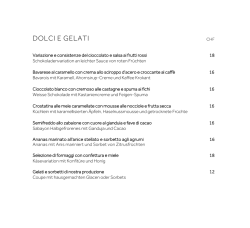 DOLCI E GELATI - Villa Orselina
