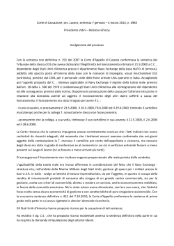 Corte di Cassazione, sez. Lavoro, sentenza 7 gennaio – 4 marzo