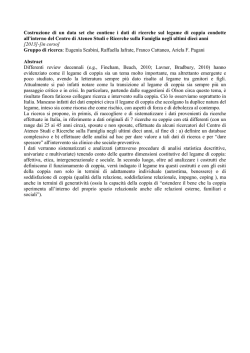 Costruzione di un data set che contiene i dati di