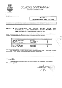 Delibera G.C. n. 36 del 15/07/2014