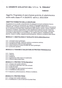 4 a odonto - IIS "G. Ferraris" Ragusa
