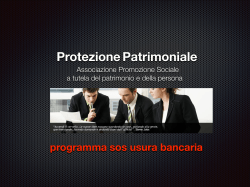 presentazione-2 - Associazione Protezione Patrimoniale
