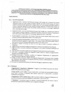 Capitolato 2 (Lotto 2 – FESR) - Regione Autonoma Friuli Venezia