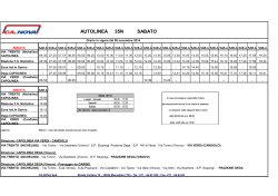 Linea 35 Navetta sabato validità dal 08 novembre 2014