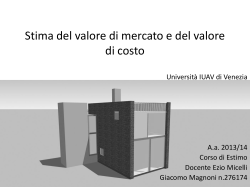 Esercitazione 4 - Magnoni - Università IUAV di Venezia