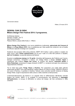 Milano Design Film Festival 2014