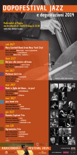 Dopofestival jazz – Locandina in PDF