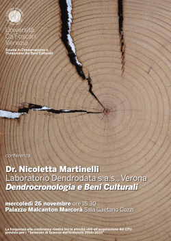 Dr. Nicoletta Martinelli Laboratorio Dendrodata s.a.s., Verona