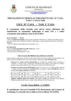 IMU - TASI CHIARIMENTI - II^ RATA 2014.rtf