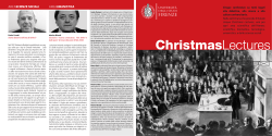 ChristmasLectures - Università degli Studi di Firenze