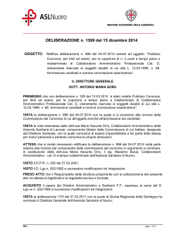 Deliberazione n. 1599 del 15 dicembre 2014 [file]