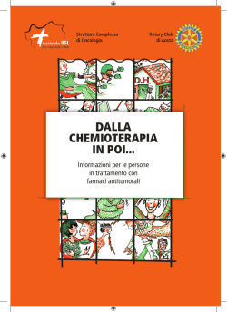 DALLA CHEMIOTERAPIA IN POI