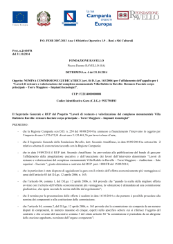 2014.10.31 Determina Nomina Commissione Gara