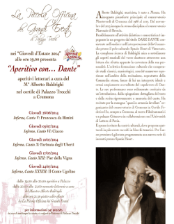 CREMONA_APERITIVO CON DANTE