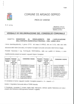 COMUNE DI ARSAGO SEPRIO