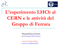 Gli esperimenti LHCb e BaBar