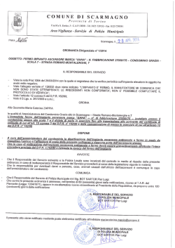 COMUNE DI SCARMAGNO