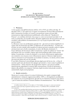 Il &laquo;say on pay - Greco Vitali Associati