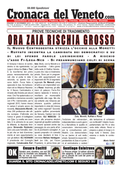 La Cronaca del Veneto 14 novembre 2014