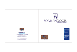 Catalogo SorrenDoor - sorrentinopannelli