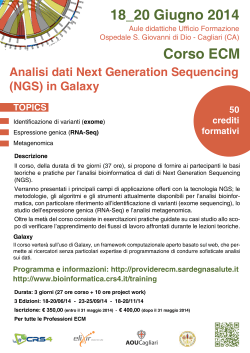 Analisi dati Next Generation Sequencing